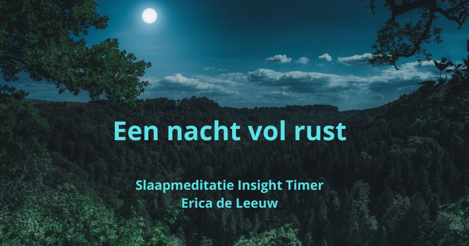 slaap meditatie erica de leeuw insight timer